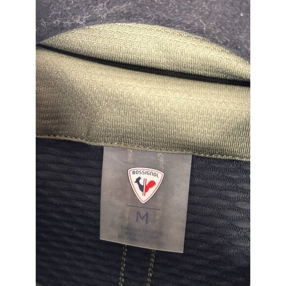 ROSSIGNOL Men's Green Acinus Leaf 3.75 Technology Poursuite 1/2 Zip NWT Medium - Picture 4 of 7